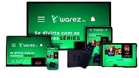 Interface Warez TV no Celular e Smart TV